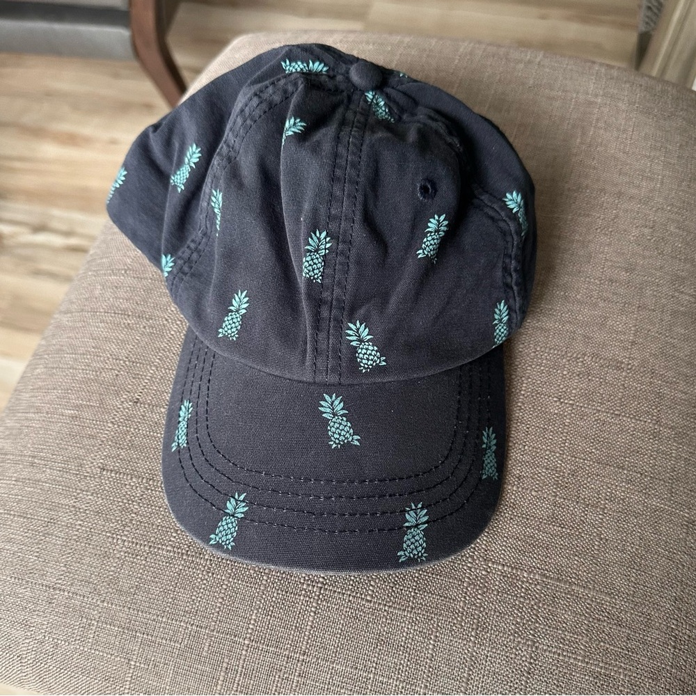 Tommy Bahama Navy Baseball Cap with Pineapple Embroidery